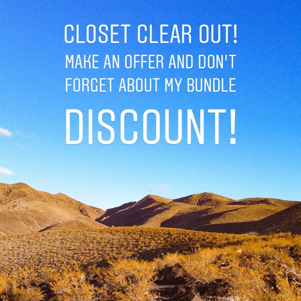 Time to make room for some new items!